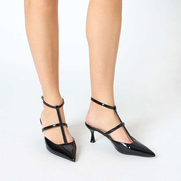 Décolleté donna nere con braccialetto